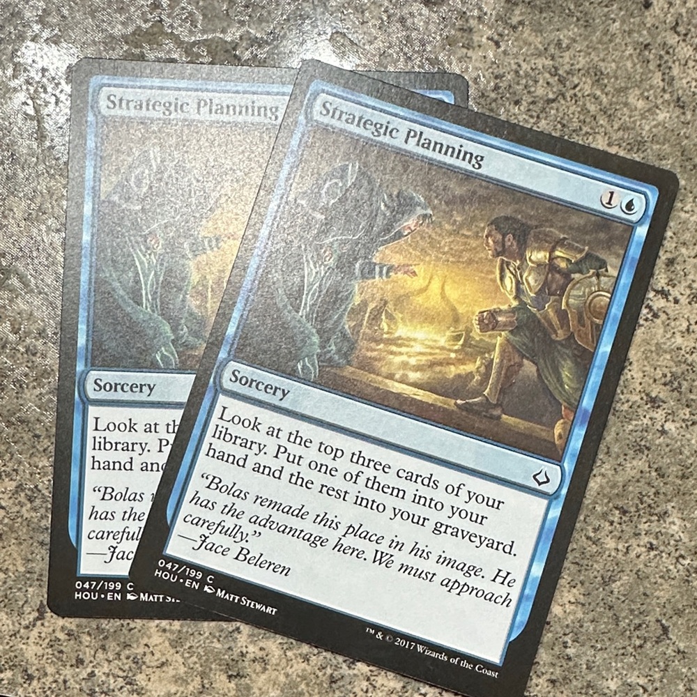 Magic: The Gathering Strategic Planning Cards
